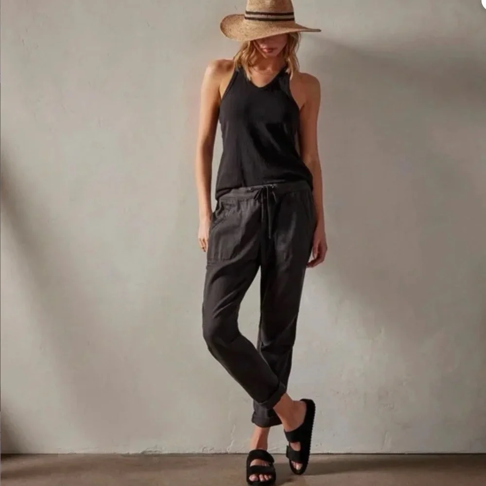 NEW James Perse Soft Drape Pants Carbon Pigment (Last one left in stock) - Picture 2 of 10